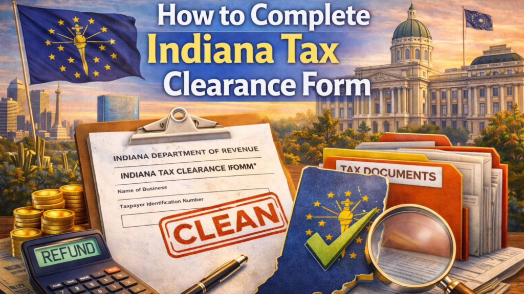 Indiana Tax Clearance 1 How to Complete Indiana Tax Clearance Form